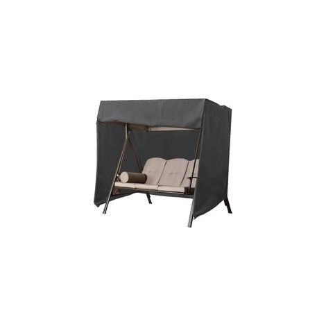 Housse de Balancelle de Jardin 3 Places 220x125x170Cm Imperméable Oxford Bâche de Balancelle Anti-UV Couverture de Protection Balançoire Extérieu (1/5)