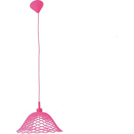 Naeve CERA Plafonnier suspendu en forme de dôme rose