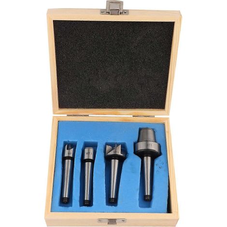 Jeu de 4 embouts de tournage MT1 pour outils de tournage sur bois