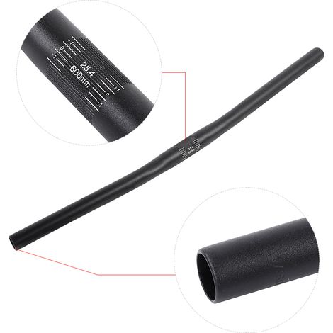Poignée de guidon en alliage d'aluminium MEIJUN pour VTT et vélo de route, accessoire vélo plat relevé (1/5)