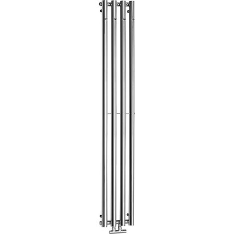 Sapho - Sèche-serviettes Pilon, 27x180 cm, 400 W, chrome IZ120T (1/4)