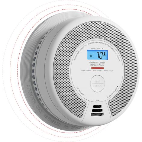 X-Sense SC07-W Rauchwarn- und Kohlenmonoxidmelder (B x H x T) 146 x 51 x 146 mm