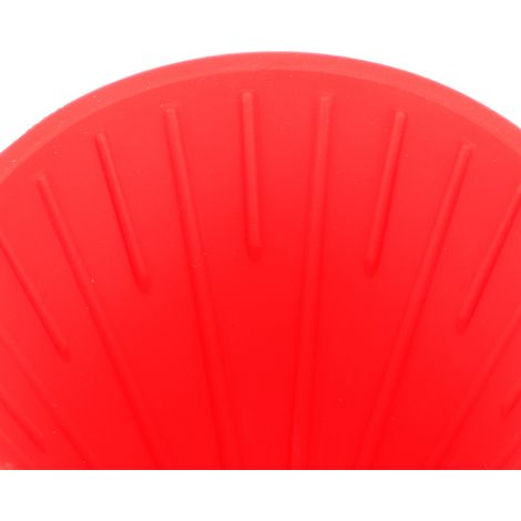 Filtre à Café Réutilisable en Silicone pour Machine à Café, Accessoire Maison et Extérieur Rouge (1/5)