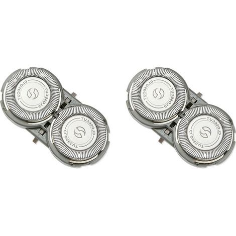 Têtes De Rasage Universelles En Acier Inoxydable Avec Support ABS Compatibles Modèles Rasoirs (1/4)