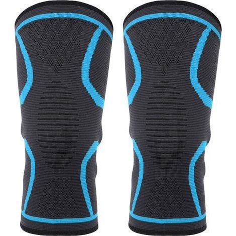 Genouillère de Sport Élastique Fitness Course à Pied Cyclisme Genouillère de Protection Vert Clair Taille XL (1/5)