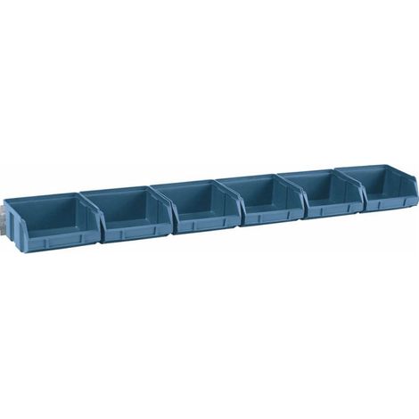 Contenitori Bocca di Lupo in Plastica Supporto Barra Fissaggio Parete ArtPlast - Formato: H 73 mm