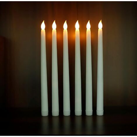 Flameless Led Candles – Electric Candle for Birthdays, Christmas, Candlelight Dinners – Warm and Romantic Atmosphere (1/5)