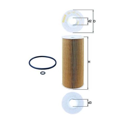 Ölfilter OX143D Knecht (1/2)