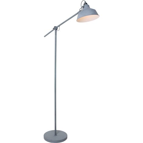 Mexlite - lámpara de pie - Nove - gris - metal - Ø 28cm - E27 -