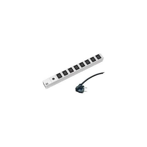 Bachmann Multiprise Rack 8 prises C13 gris clair