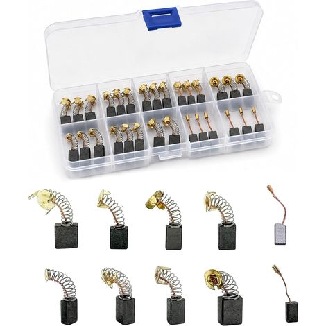 Balais De Carbone,Balais Charbon Moteur Electrique,Balais De Charbon Pour Moteurs électriques,Universel Pour Outils à Percussion,Pour Outils électriques (1/5)