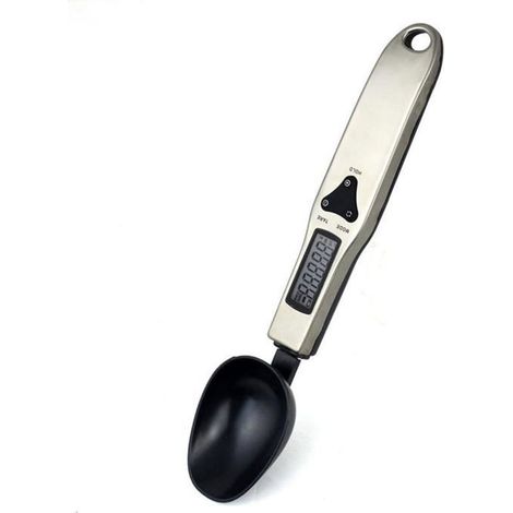 1 unidad LCD Digital 500g/0,1g báscula de peso Digital cuchara medida para laboratorio de cocina (1/5)