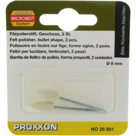FELTRI CONICI 2 PZ PROXXON 28801