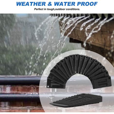 Cales en plastique, patins de nivellement pour meubles, pieds en caoutchouc robustes et durables, supportant un poids extrême, pour pieds de table, chaises, armoires et pieds de table. (1/5)