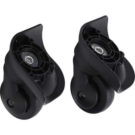 Jeu de 2 roues de rechange pour valise, en caoutchouc, modèle A53, compatibles avec Samsonite, fonctionnement silencieux.-AquaForge (1/4)
