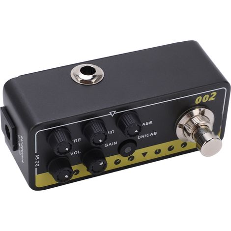 Micro préampli numérique pour guitare électrique, amplificateur d'instrument de musique à effets simples M002 (1/5)