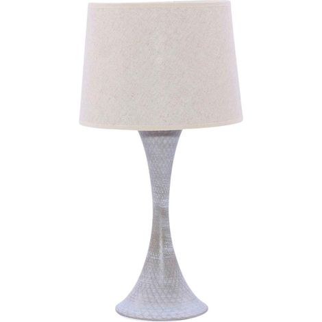 Lampada in metallo grigio, Ø25H47 cm (1/2)