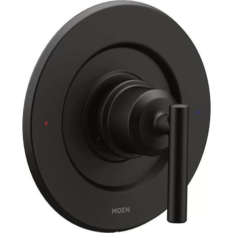 Ensemble de garniture de douche à poignée unique Moen UT2901BL Gibson M-CORE 3-Series, valve requise, noir mat (1/2)