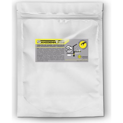 Bakterientabletten von Sanidenn für ökologische Kläranlagen, 12 Tabletten