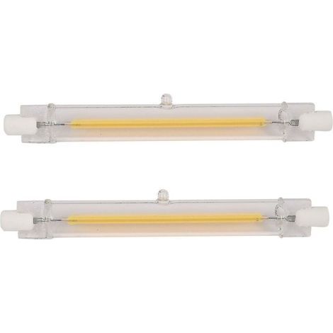 2x Dimmable R7s Led Cob 10w 118mm Led Light-warm White Light 220v (1/5)