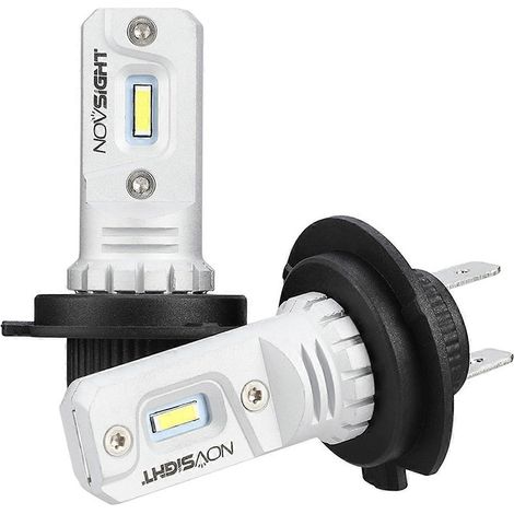 Kit de feux antibrouillard à LED (80 W/ampoule), kit d'ampoules de phares (6000 K, feux de jour blancs, 1000 lm/ampoule), Novsight H7 (1/5)