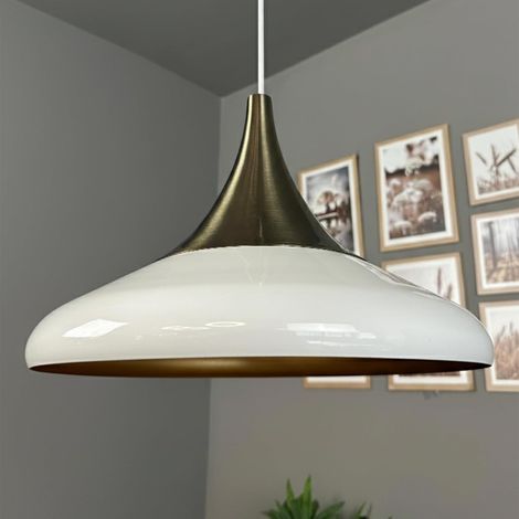 Paladin Lustre Simple Blanc, Lampe Suspendue, Hôtel, Restaurant, Cuisine, Salon, Hall, Lustre Pour Jeunes, Modèles (1/5)