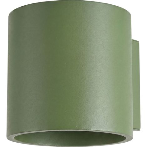 Wandleuchten Orbis olivgrün 1xG9 10cm Aluminium Sollux (1/5)