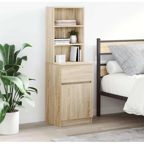 Nachttisch Sonoma-Eiche 39x35x125 cm Holzwerkstoff