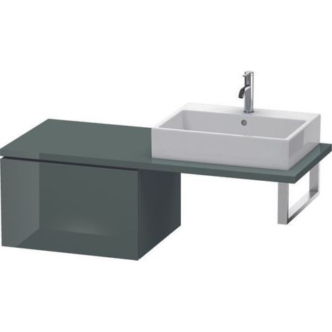 DU US für Konsole L-Cube 400x620x548mm 1 Auszug, Dolomiti Grey Hochglanz (1/5)