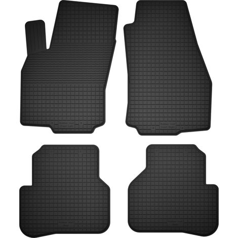 Tapis de voiture en caoutchouc, lot de 4, universels pour : Peugeot Bipper kombivan, Tepee (2007-2017)