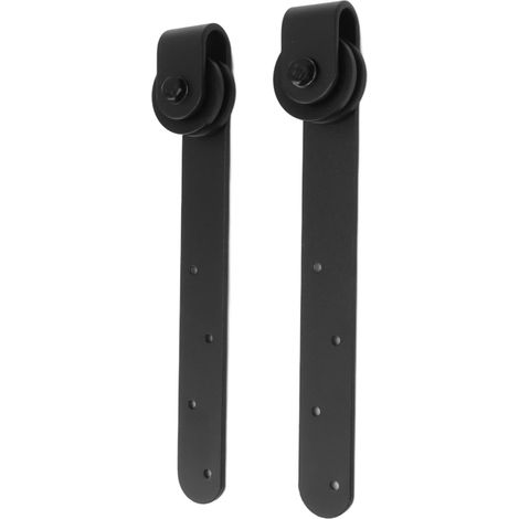 Kit de quincaillerie pour porte de grange coulissante en bois, mini rail pour porte de grange simple ou double coulissante. (1/5)