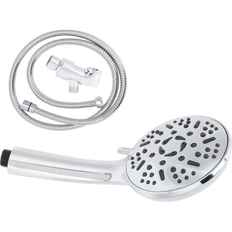 Druckbetriebene Handbrause G1/2 mit 9 Strahlarten, Badezimmer-Duschset. (1/5)