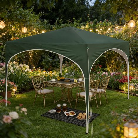 Gazebo d'extérieur, gazebo, membrane de protection de toiture pour cour arrière, véranda, jardin (gazebo uniquement)