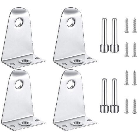 Supports et goupilles de fixation métalliques, supports pour stores, remplacement de supports pour stores horizontaux (1/5)