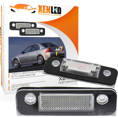 Pack modules LED éclairage plaque pour Ford Mondeo MK II (96-00) / Fiesta V / Fusion - Lumière de plaque d'immatriculation LED - (1/5)