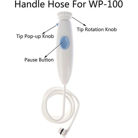 Poignée de rechange standard pour le tuyau d'arrosage Waterpik WP-100. (1/3)