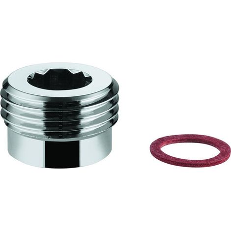Adaptador Grohe 1 / 2Zx3 / 8Z chr