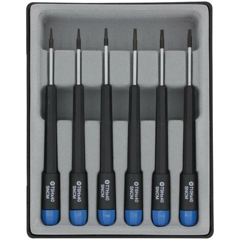 Donau Elektronik Jeu de tournevis 6 pièces 6 pans intérieurs (TX) (1/2)