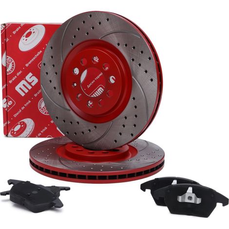 Dischi e pastiglie freno anteriori per Audi A1, Seat Ibiza IV e VW Polo V. (1/5)