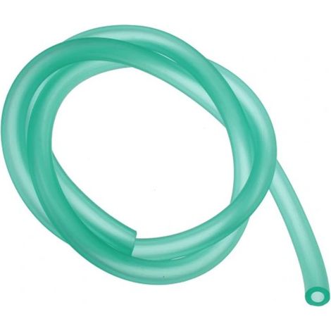 Tuyau de carburant transparent (vert) ARIETE 6 x 9 mm - 1 Mo