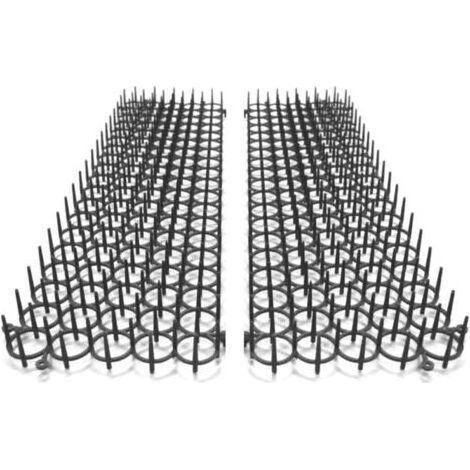 Set of 2 pest-proof grids – Bird and cat spikes – Eco-friendly protection for planters – Cuttable 49 x 14 cm (1/5)