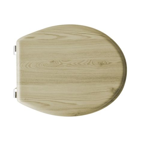 SEDILE WC UNIVERSALE IN LEGNO ACERO- Acero- FERID- pezzi 1