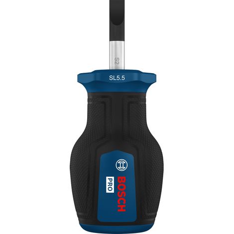 Bosch PRO Hand Tool - Screwdriver PRO Stubby Screwdriver SL 1.0 x 5.5 x 25 mm 1600A039TM (1/5)