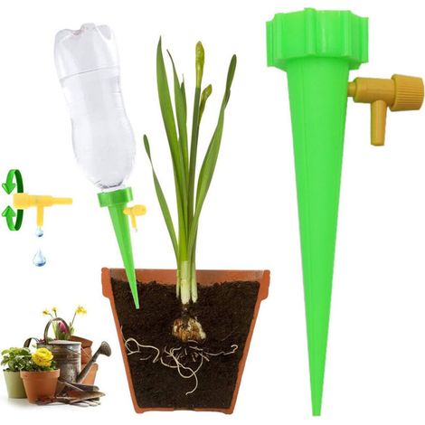 Gicleur Automatique pour Plantes - Système Hydroponique Autonomatique - Autonomie 1 à 20 Jours - PP Vert - Lot 1 Unité (1/5)