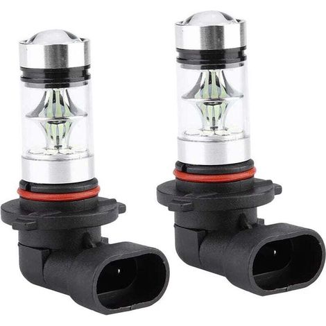 Kit di 2 lampadine LED per fendinebbia 9006 HB4, 100W, luce blu ghiaccio 8000K per fari auto