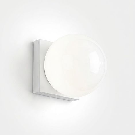 Plafoniera Moderna Dot Metallo Bianco Opaco Led 8W Ip40 (1/2)