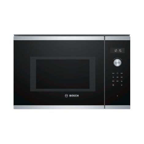 BOSCH MICRO-ONDES ENCASTRABLE 25L 900W Plateau tournant INOX