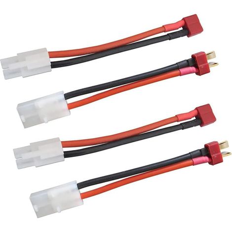 Câble de charge de batterie en silicone 14 AWG Connecteur T Plug Alimentation de charge rapide pour accessoires de véhicule télécommandés (1/5)