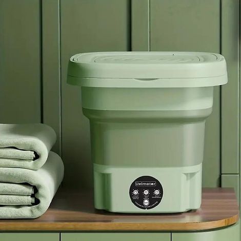 Machine à laver pliable et portable pour sous-vêtements, culottes et chaussettes déshydratables ( ) (1/5)