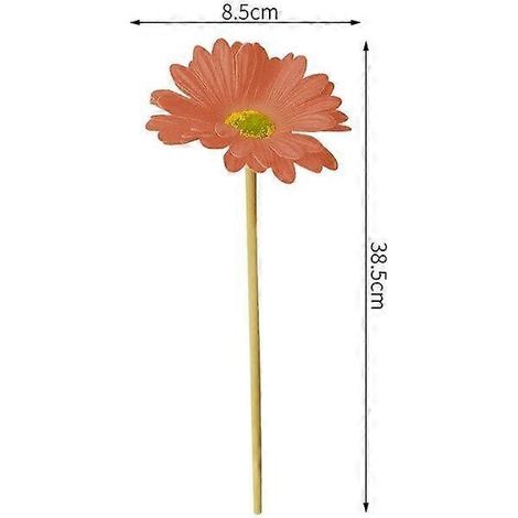 Décoration de table DIY avec de petites marguerites colorées, bouquet de chrysanthèmes sauvages artificiels, fleurs artificielles pour la décoration du jardin et du saloncorail (1/5)